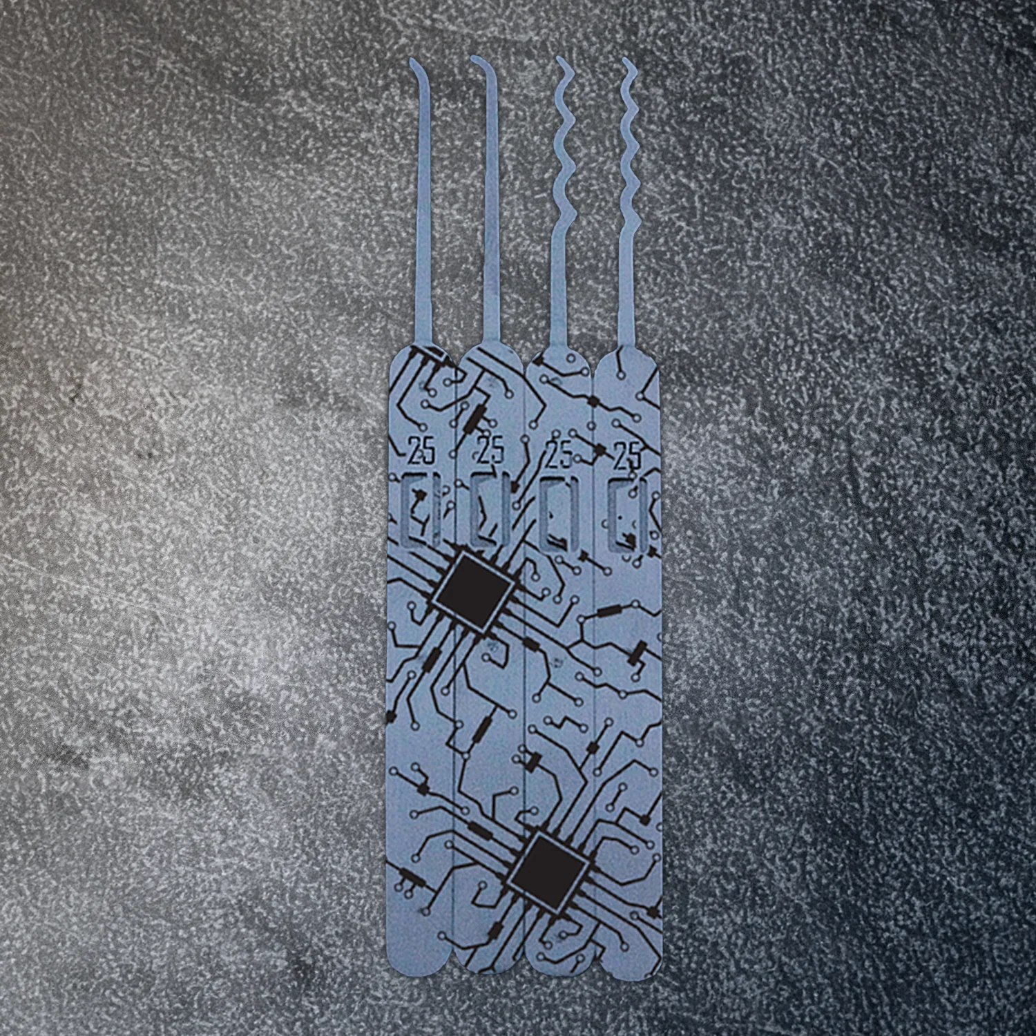 Engraved Genesis Pick Set: Circuit