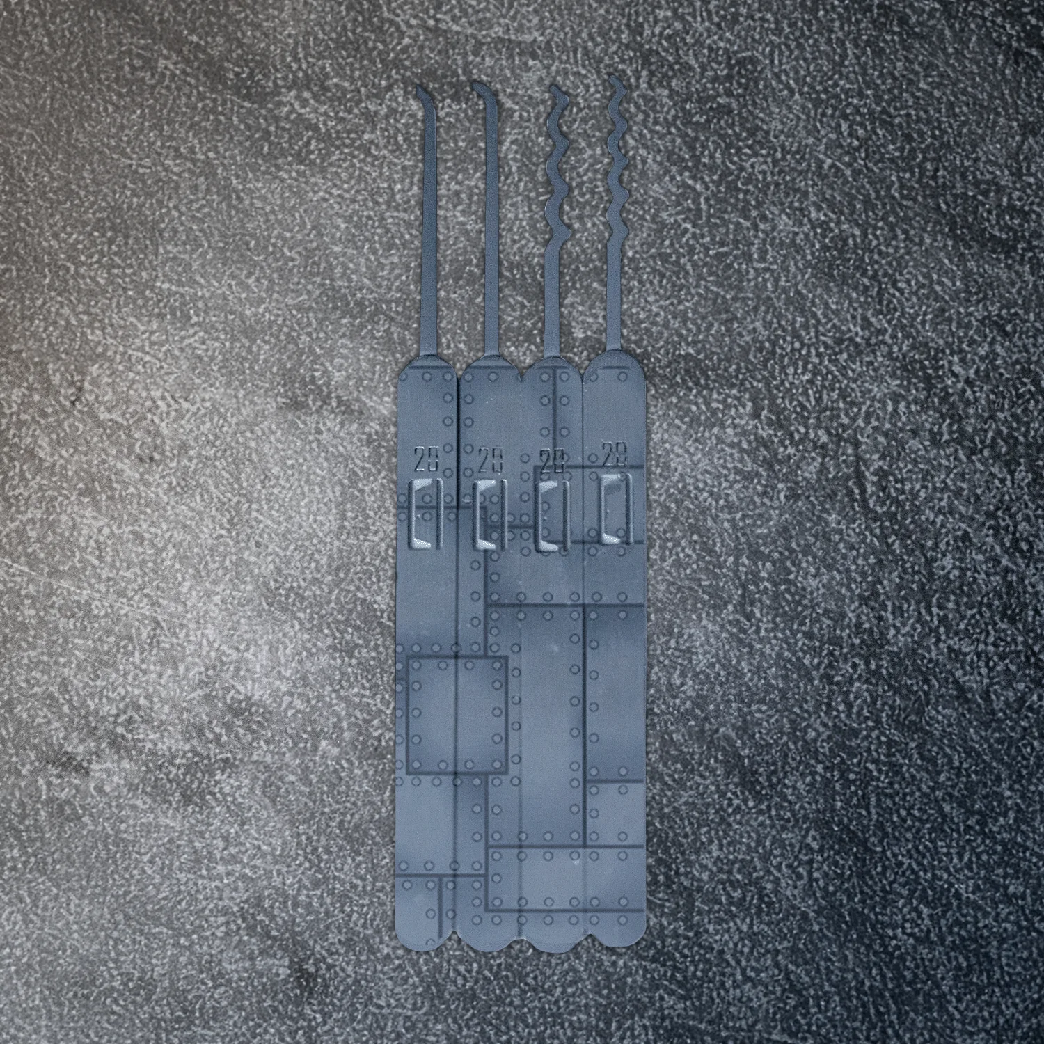 Engraved Genesis Pick Set: Riveted - Image 2