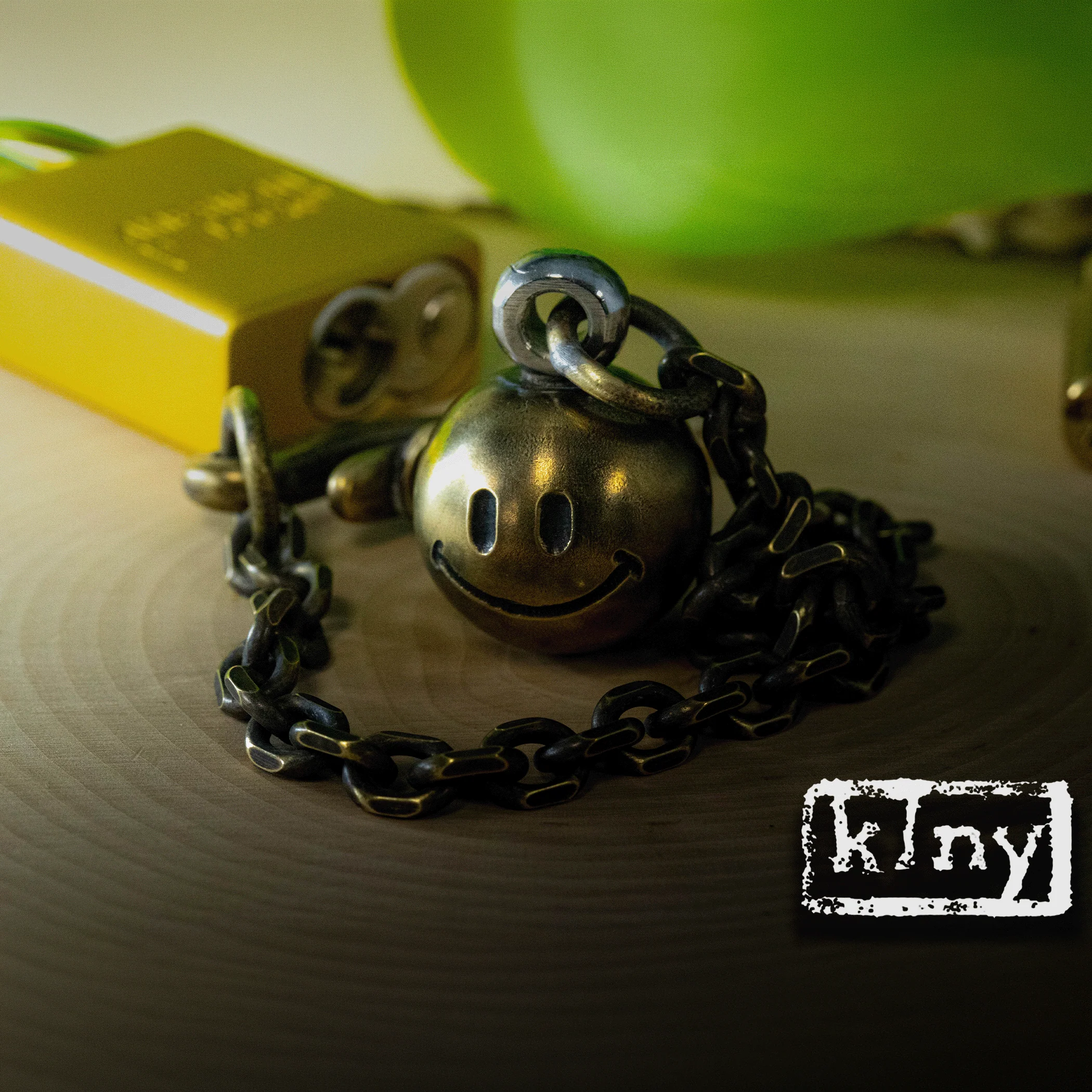 KLNYCollective Smiley Lanyard